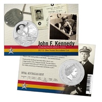 2017 Solomon Islands $1  John F. Kennedy JFK 1oz Silver