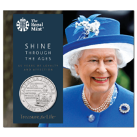 2017 £5 Queens Sapphire Jubilee BU