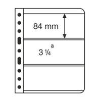 Lighthouse VARIO Plastic Pockets, 3-way division, clear film