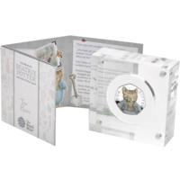 2017 50p Tom Kitten Silver Proof