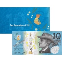 2017 RBA $10 New Generation Note Folder