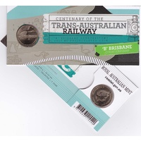 2017 $1 Centenary of the Trans-Australia Railway 'B' Counterstamp Unc