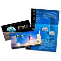 2019 Apollo 11 Moon Landing 50th Anniversary 2 Coin Proof Set