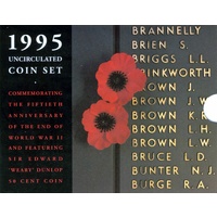 1995 50th Anniversary of End of WWII Mint Set