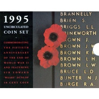 1995 Royal Australian Mint Mint Set 50th Anniversary of the End of WWII