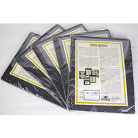 Prinz System Diamant Leaves Single Sided Stamp Album Pages