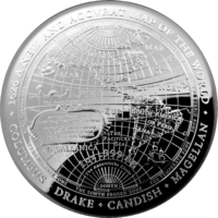 2019 $5 Columbus Drake Cavendish and Magellan Domed Silver Proof Coin
