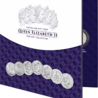 Australian 50c Queen Elizabeth II Portrait Collection