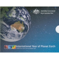 2008 Royal Australian Mint Uncirculated Mint Set International Year of Planet Earth