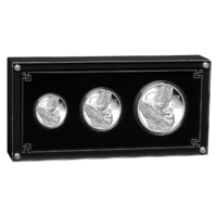 2020 Year of the Mouse Silver Proof 3 Coin Set