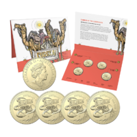 2020 $1 Eureka! Australia's Gold Rush Mint and Privy Mark 4 Coin Set