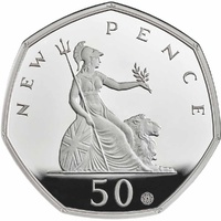 2019 50p 50 Years of the 50p Silver Proof Coin