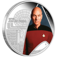 2015 $1 Star Trek Captain Picard 1oz Silver Proof