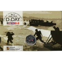 2019 D-Day 75th Anniversary British Pobjoy Mint Coin Pack