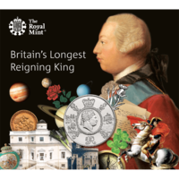2020 £5 A Celebration of the Reign of George III BU Coin