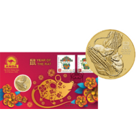2020 Year of the Rat ANDA Money Expo Perth Overprint