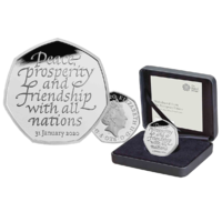 2020 50p Withdrawl from the EU Silver Proof Coin