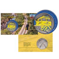 2020 Transcontinental Railway – 50 Years stamp and medallion cover