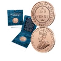 1930 Penny Rose Gold Plated Commenorative