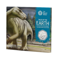 2020 50p Dinosauria - Iguanadon BU Coin