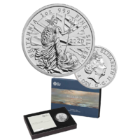 2020 £2 Britannia 1oz Silver BUNC Coin