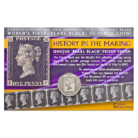 2020 50p Penny Black Copper-Nickel Coin