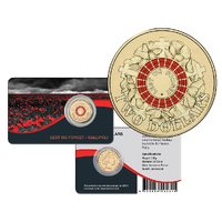 2015 $2 Lest We Forget Gallipoli