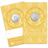 2020 50c Christmas Coin Decoration [Colour: Yellow]