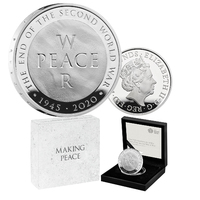 2020 £5 End of World War II Silver Proof Coin
