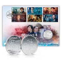 2020 Sherlock Holmes and Moriarty Limited Edition Medallion Cover