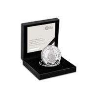 2021 £2 Queen's Beasts White Greyhound of Richmond Silver Proof Coin