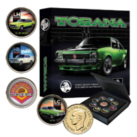 Holden Torana 9 Coin Enamelled Penny Set