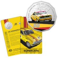 2020 50c 60 Years of Australian Touring Car Champians Holden HT Monaro GTS350 UNC Coin