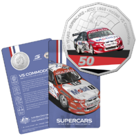 2020 50c 60 Years of Australian Touring Car Champians Holden VS Commodore UNC Coin