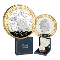 2020 £2 Agatha Christie Silver Proof Coin