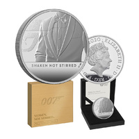 2020 £2 James Bond - Shaken Not Stirred 1oz Silver Proof