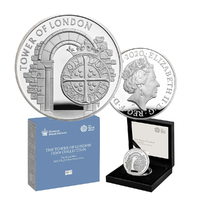2020 £5 The Tower of London - Royal Mint Silver Proof Coin