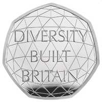 2020 50p Celebrate Diversity Silver Proof Coin