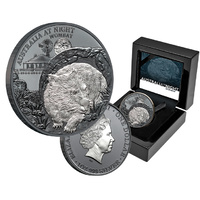 2021 $1 Australia at Night - Wombat Silver Black Proof Coin