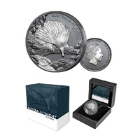 2020 $1 Australia at Night -  Echidna Silver Black Proof Coin
