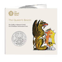 2021 £5 Queen's Beasts the Griffin of Edward III Brilliant UNC