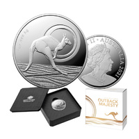2021 $1 Kangaroo Series - Outback Majesty 1oz Silver Proof Coin