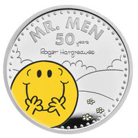 2021 £2 Mr Happy 1oz Silver Proof