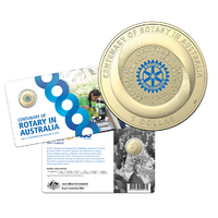 2021 $1 Centenary of Rotary Australia UNC Coin