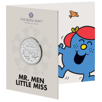 2021 £5 Mr.Men Little Miss - Mr. Strong and Little Miss Giggles Brilliant UNC