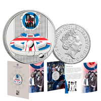 2021 £5 The Who Brilliant UNC Coloured Coin