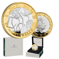 2021 £2 Life Work of H.G. Wells Silver Proof