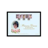 Princess Diana 60th Birthday Framed Stamps