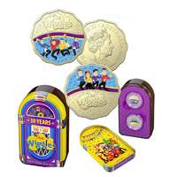 2021 30c 30th Anniversary of the Wiggles 2 Coin Tinned Set