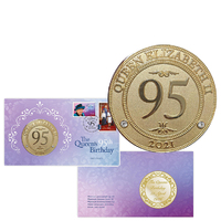 2021 The Queen's 95th Birthday Medallion Cover